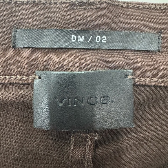 Vince Mens Designer Brown Jeans Size 30 Slim Fit - Picture 6 of 13
